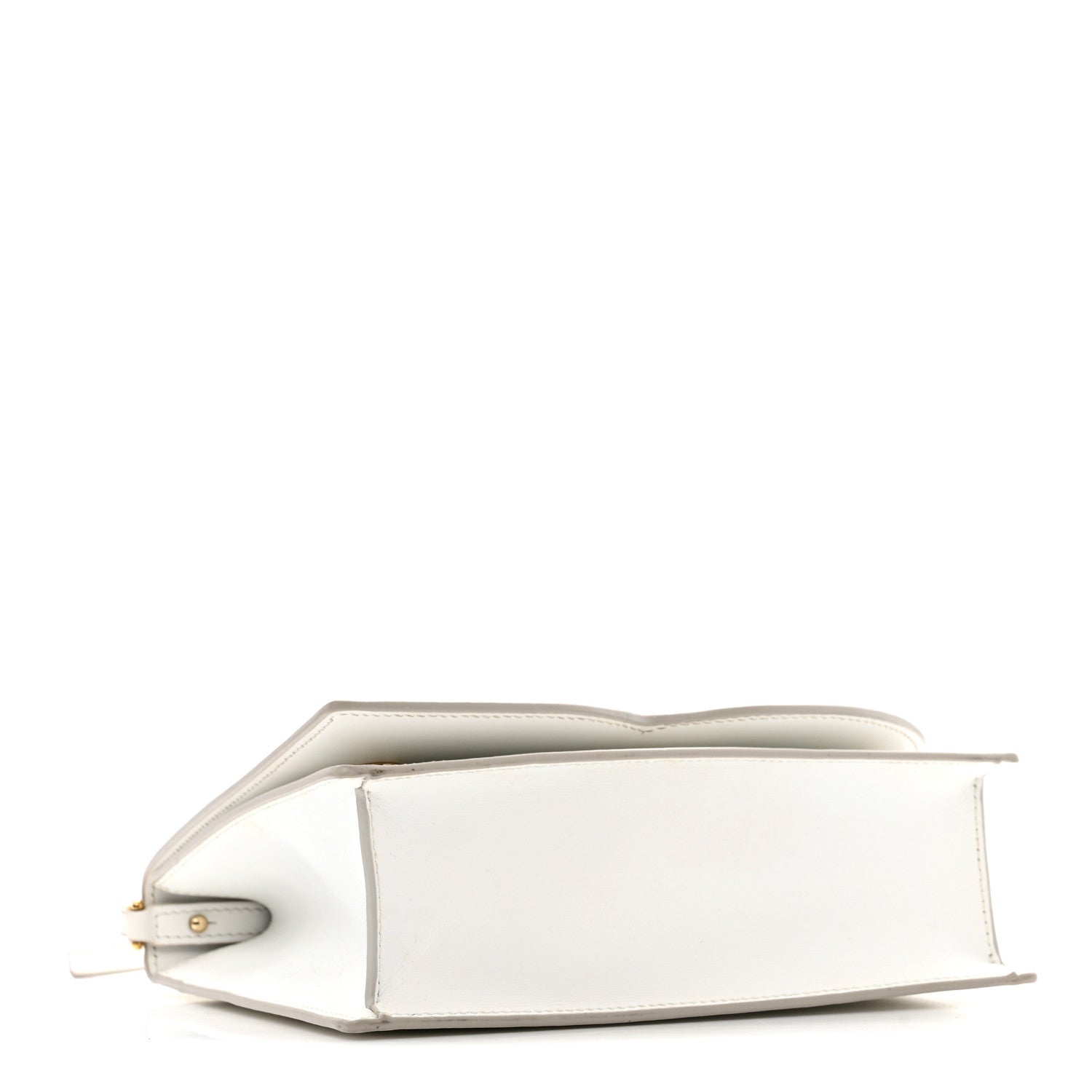 Calfskin DG Logo Flap Crossbody Bag White