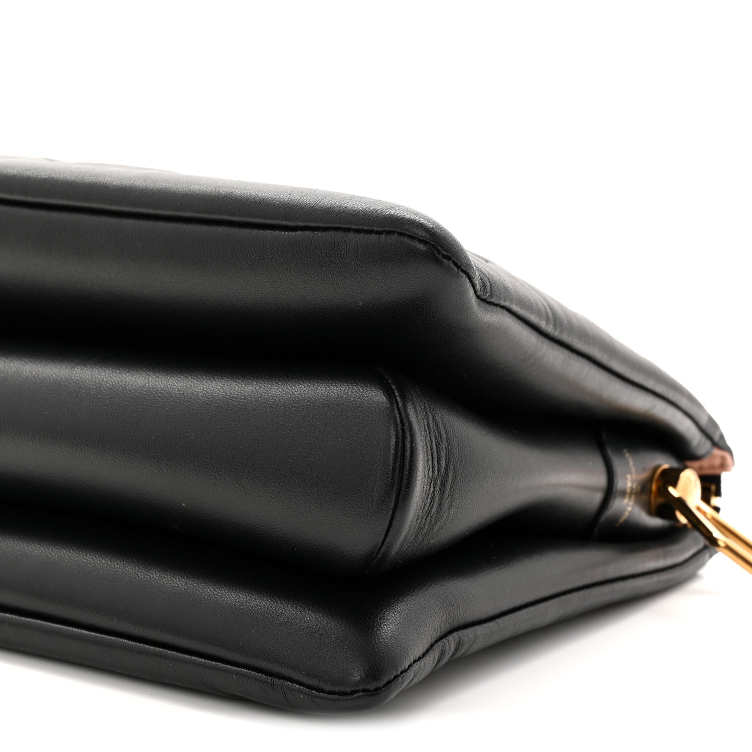 Lambskin Embossed Monogram Coussin PM Black
