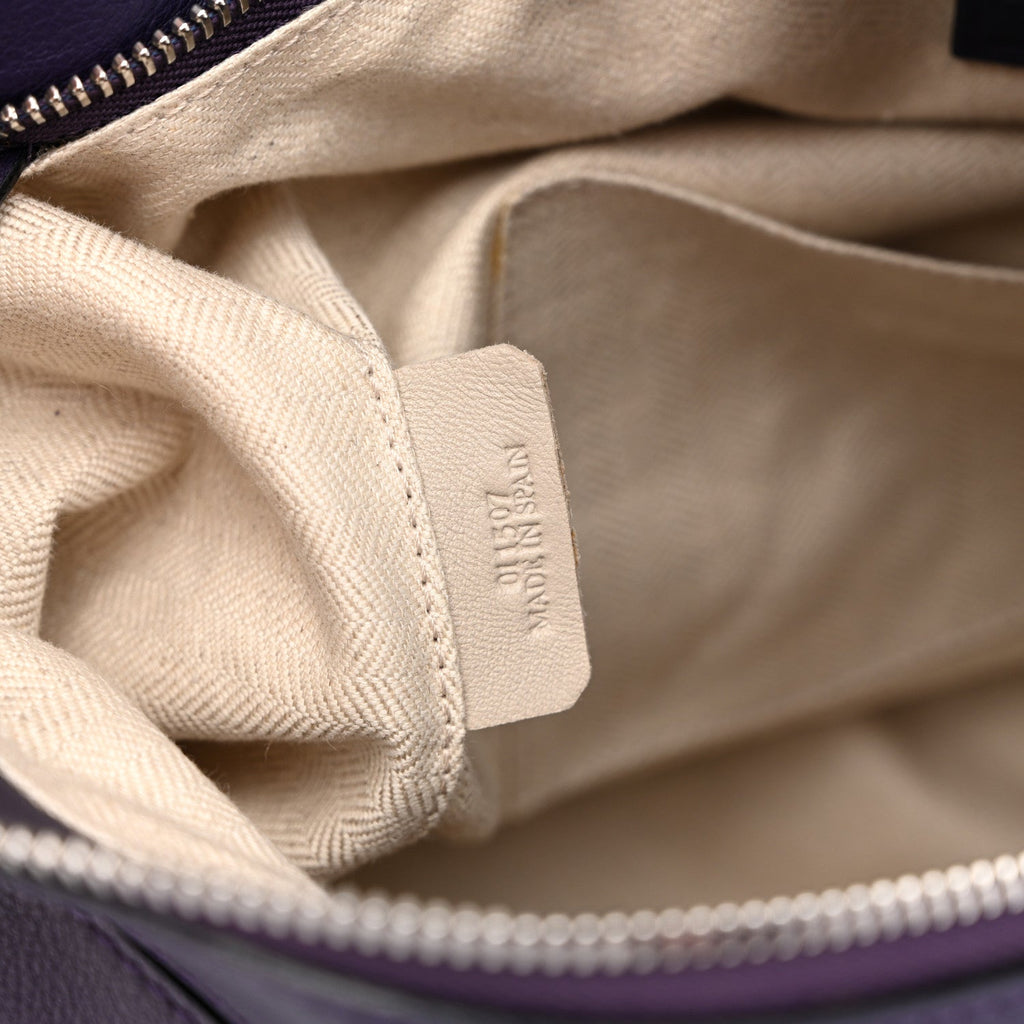 Calfskin Medium Puzzle Bag Purple