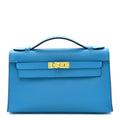 Swift Kelly Pochette Clutch Bleu Frida