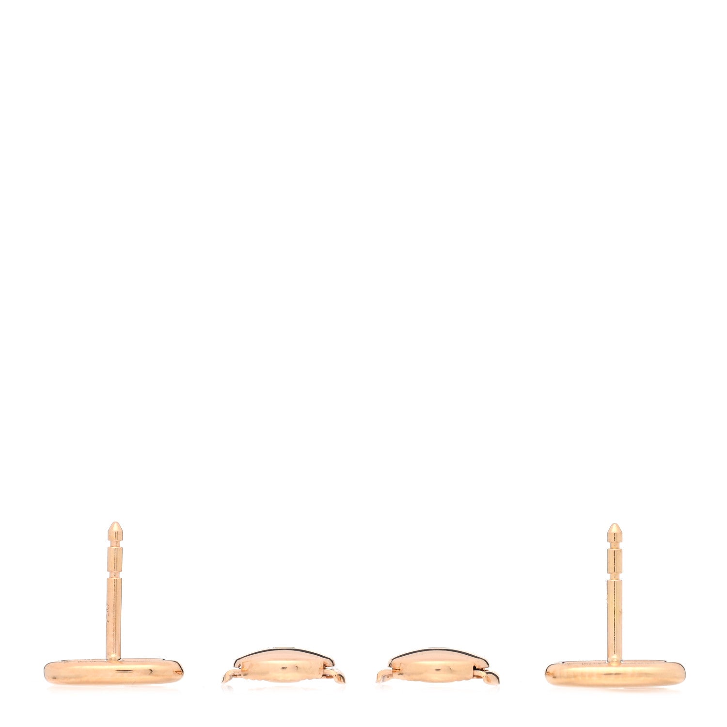 18K Rose Gold TPM Farandole Stud Earrings