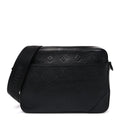 Calfskin Monogram Shadow Duo Messenger Black