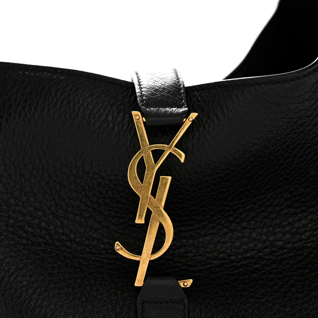 Grained Deerskin Bea Tote Black