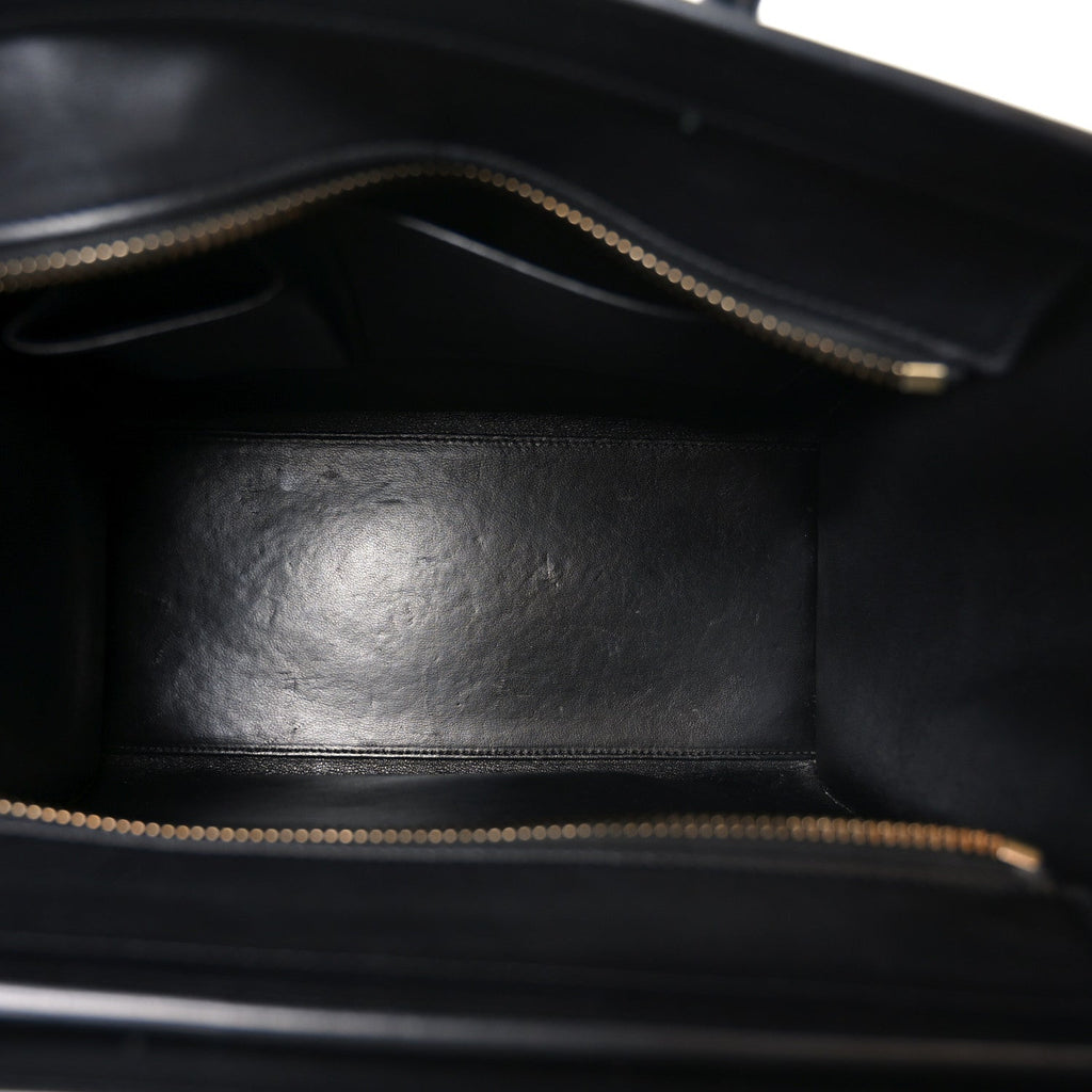 Canvas Smooth Calfskin Micro Tri-Color Luggage Royal