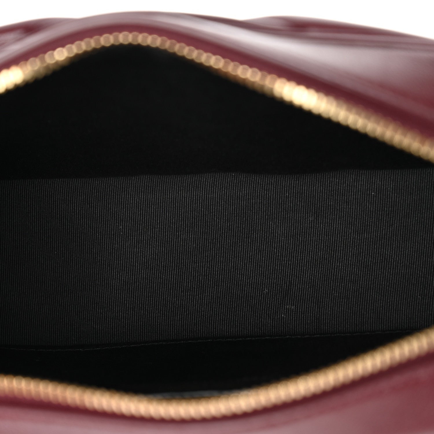 Lambskin Chevron Quilted Medium Loulou Camera Bag  Rouge Cabernet