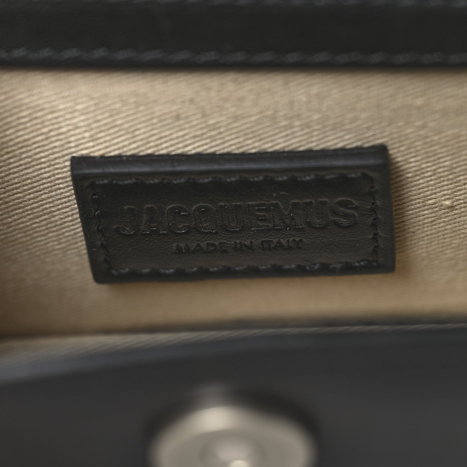 Smooth Calfskin Le Chiquito Homme Black