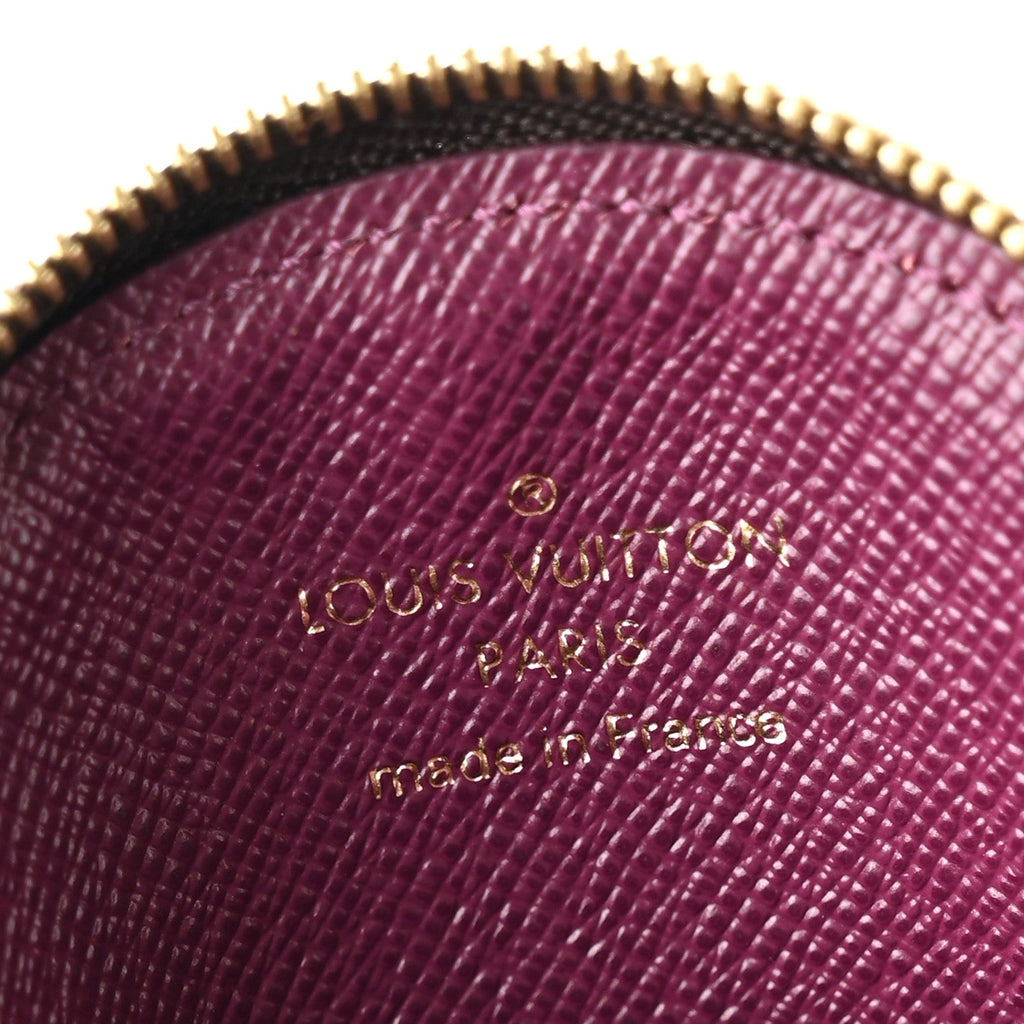 Monogram Totem Round Coin Purse Magenta
