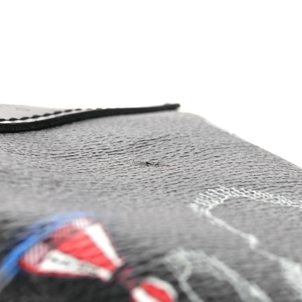 Damier Graphite World Map Avenue Sling Backpack