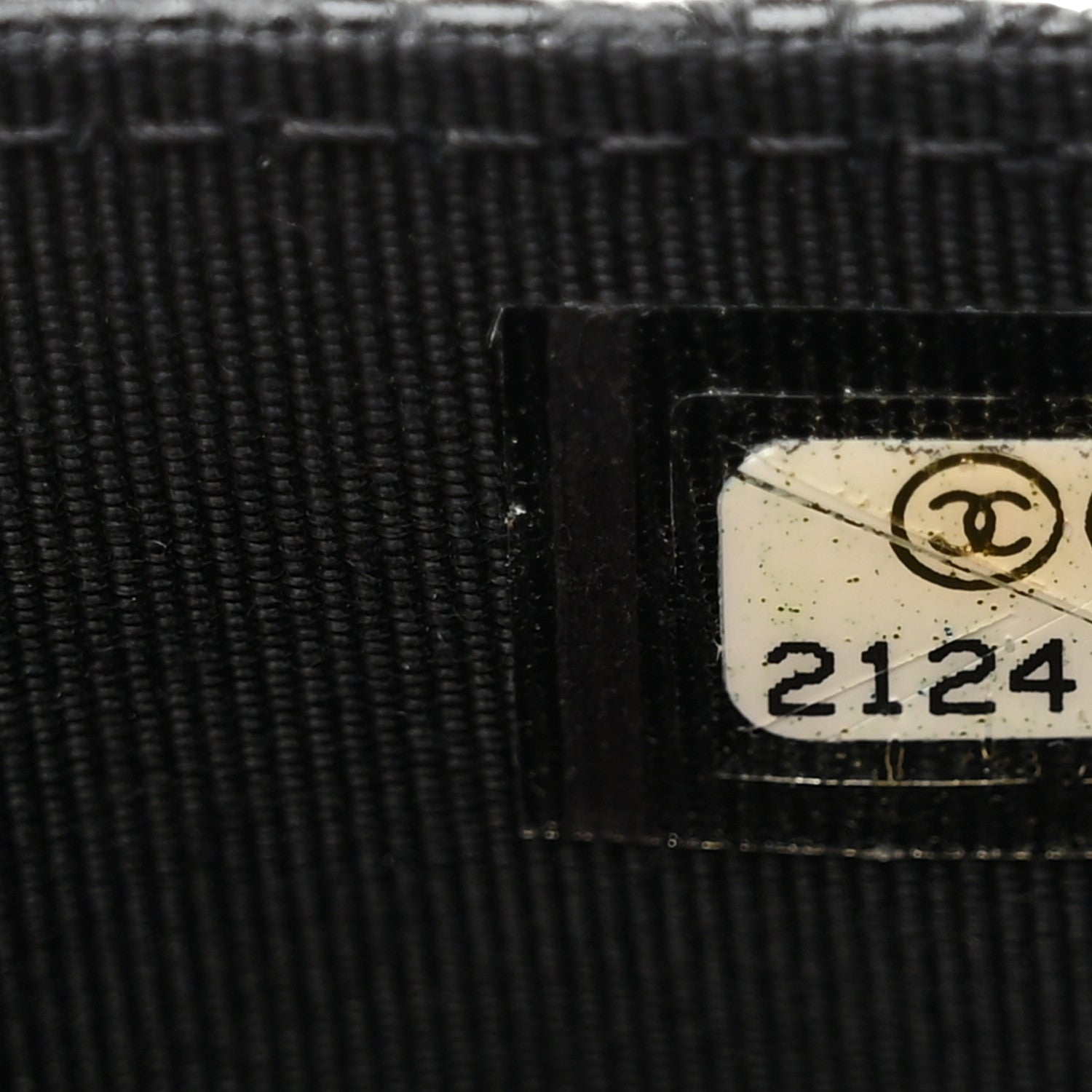 Caviar Quilted Flap  Holder Black