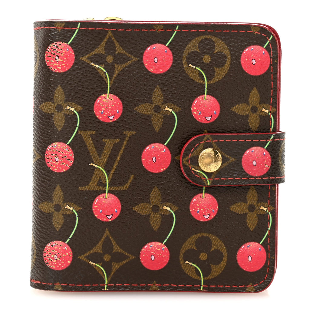 Monogram Cerises Compact Zippe Wallet