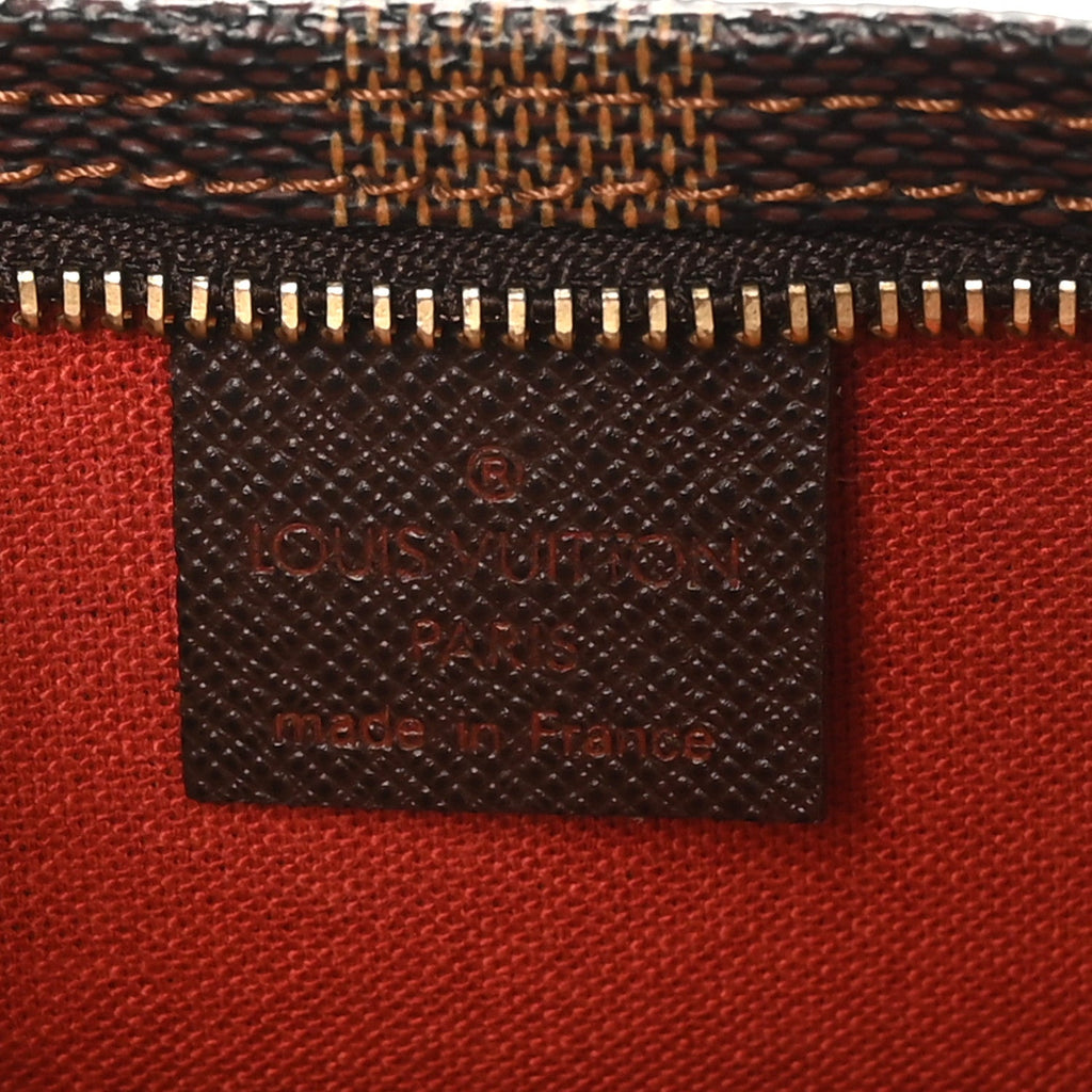 Damier Ebene Trousse Make Up Bag Pochette