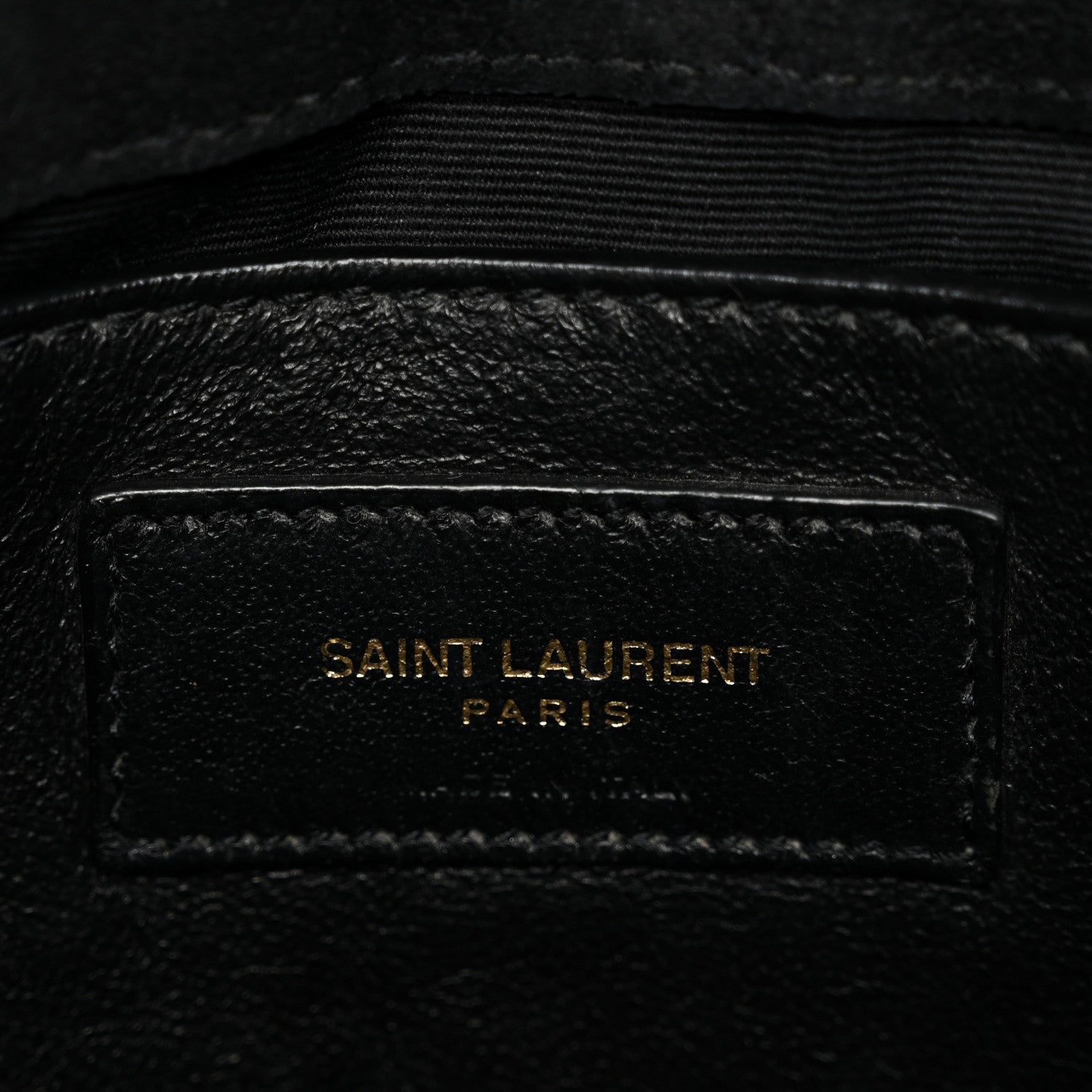 Patent Y Quilted Monogram Small Loulou Chain Satchel Black