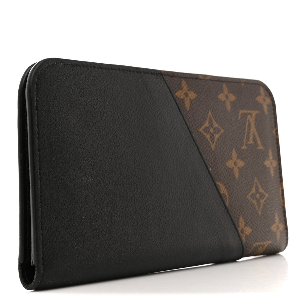 Monogram Calfskin Kimono Wallet Black