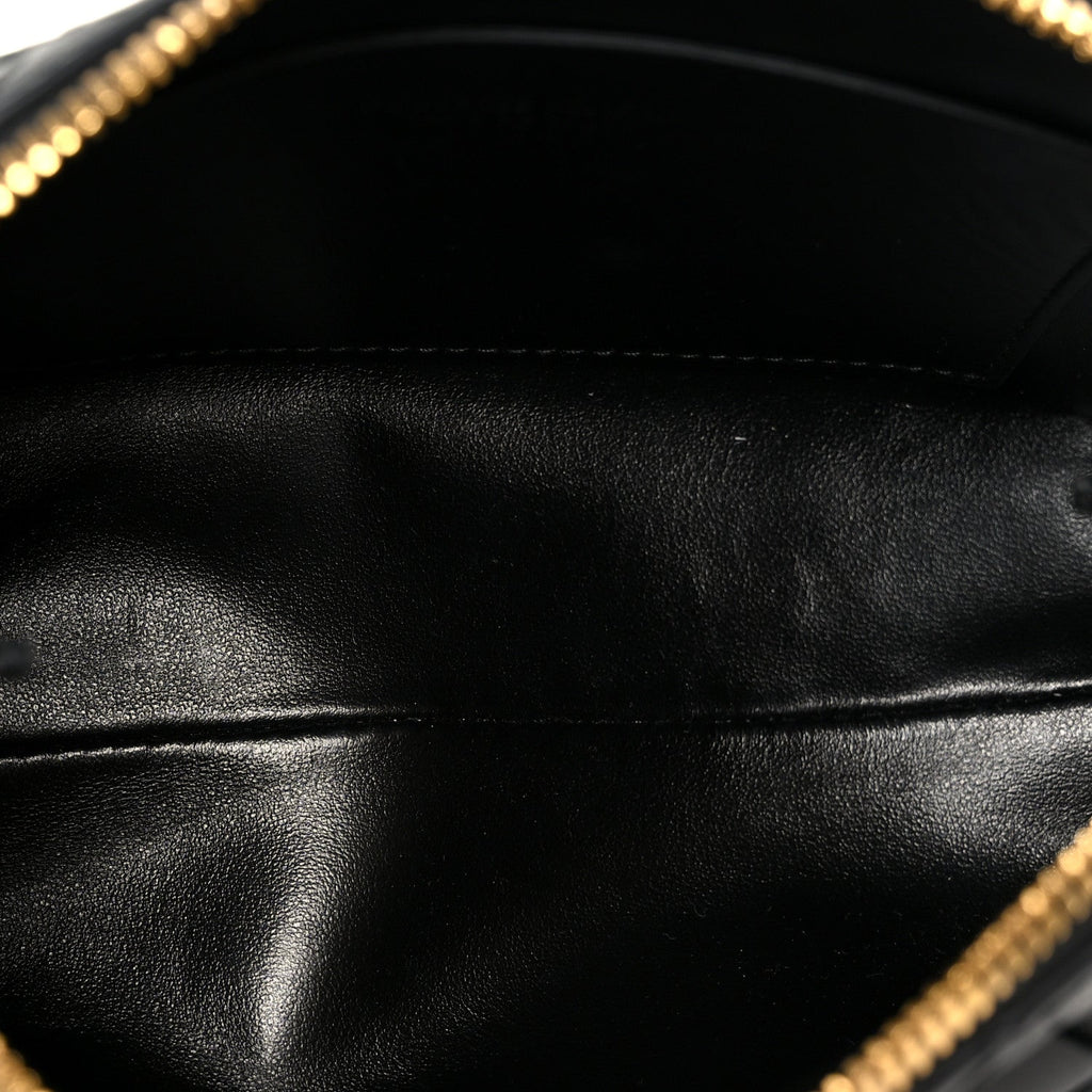 Nappa Intrecciato Concert Pouch Black
