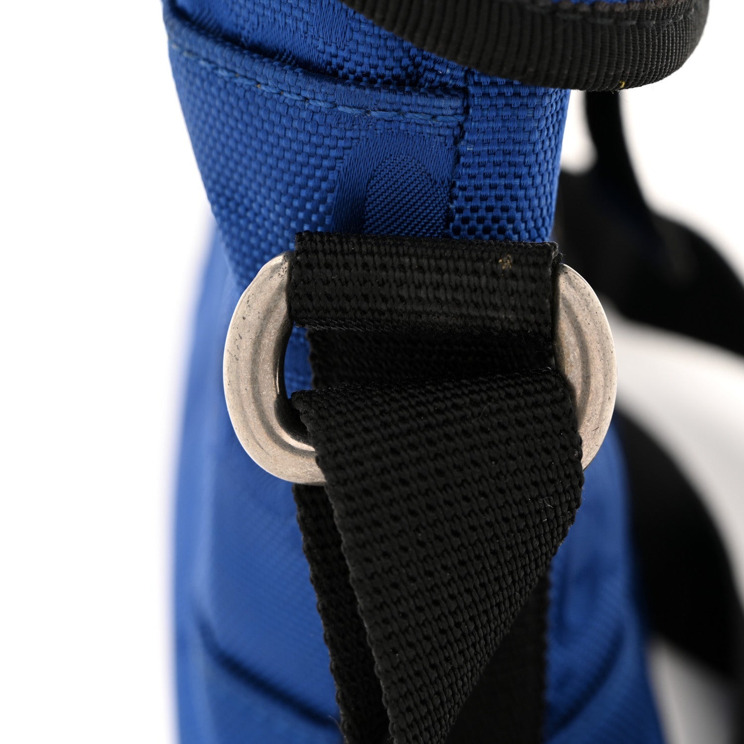 Econyl Nylon Monogram Off The Grid Messenger Bag Orient Blue Black