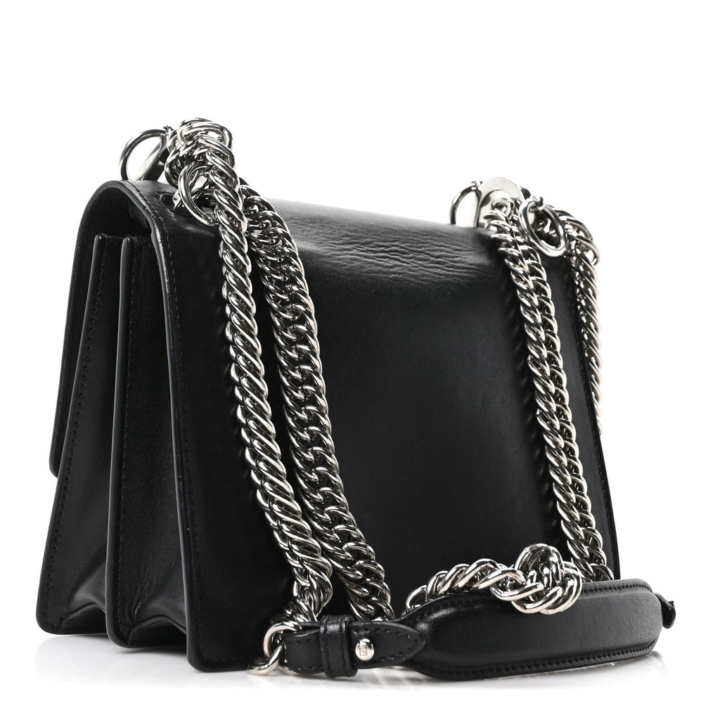 Vitello Liberty Fun Fair Metal Studded Small Kan I Shoulder Bag Black Multicolor