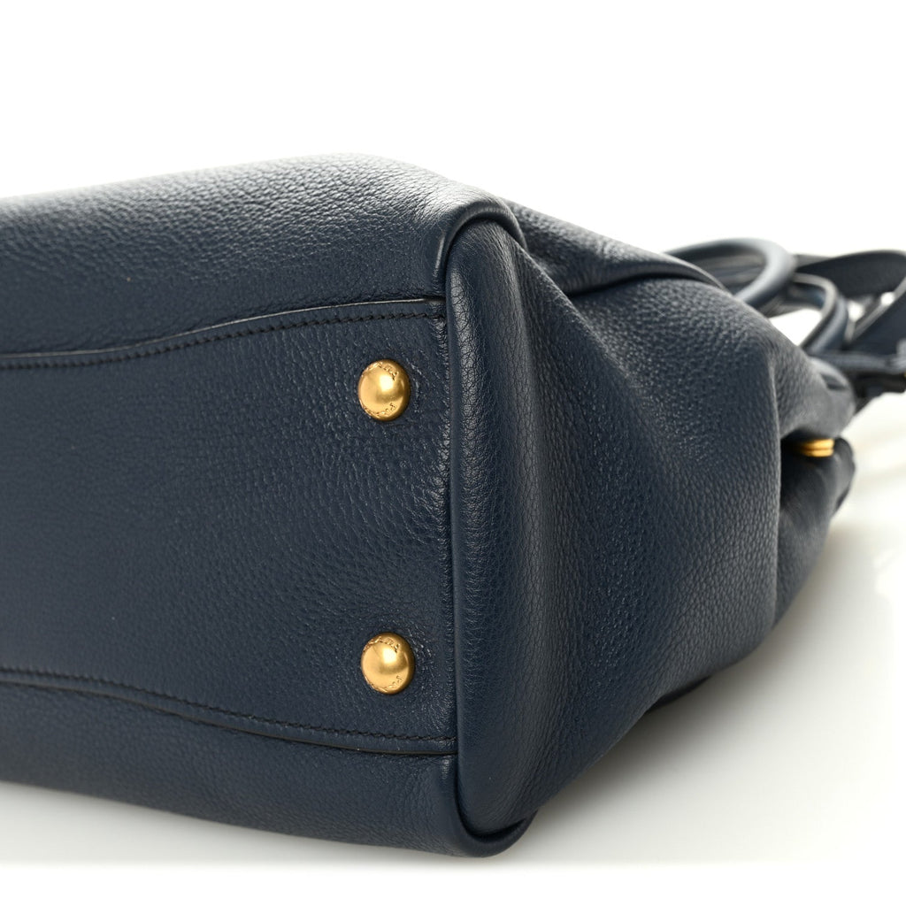 Vitello Phenix Shopping Satchel Baltico