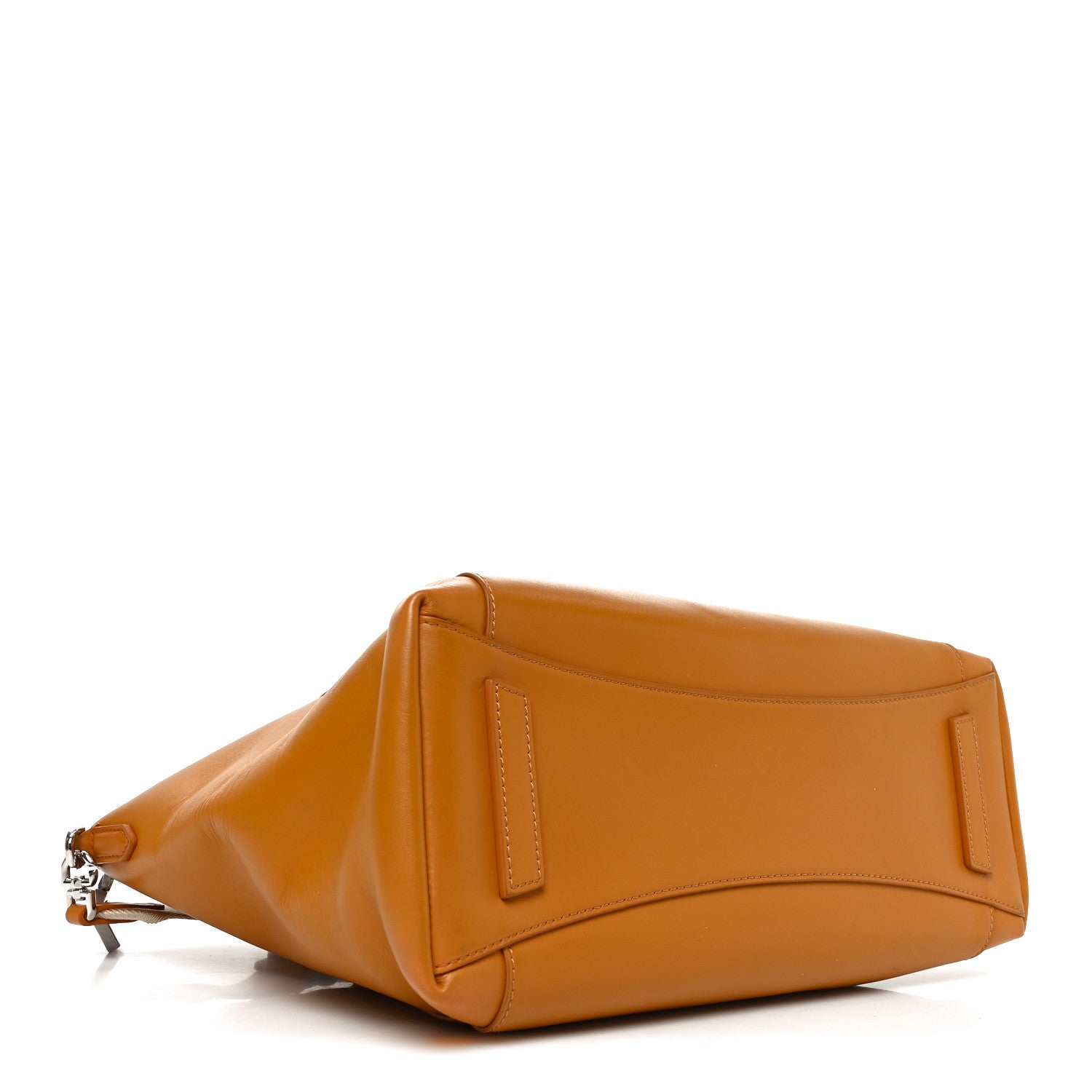 Box Calfskin Antigona Sport Top Handle Bag Pumpkin