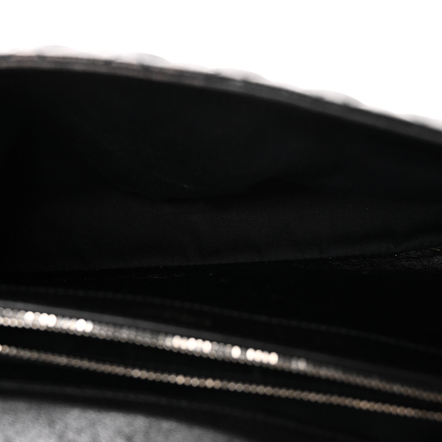 Calfskin Mixed Matelasse Triquilt Large Monogram Satchel Black