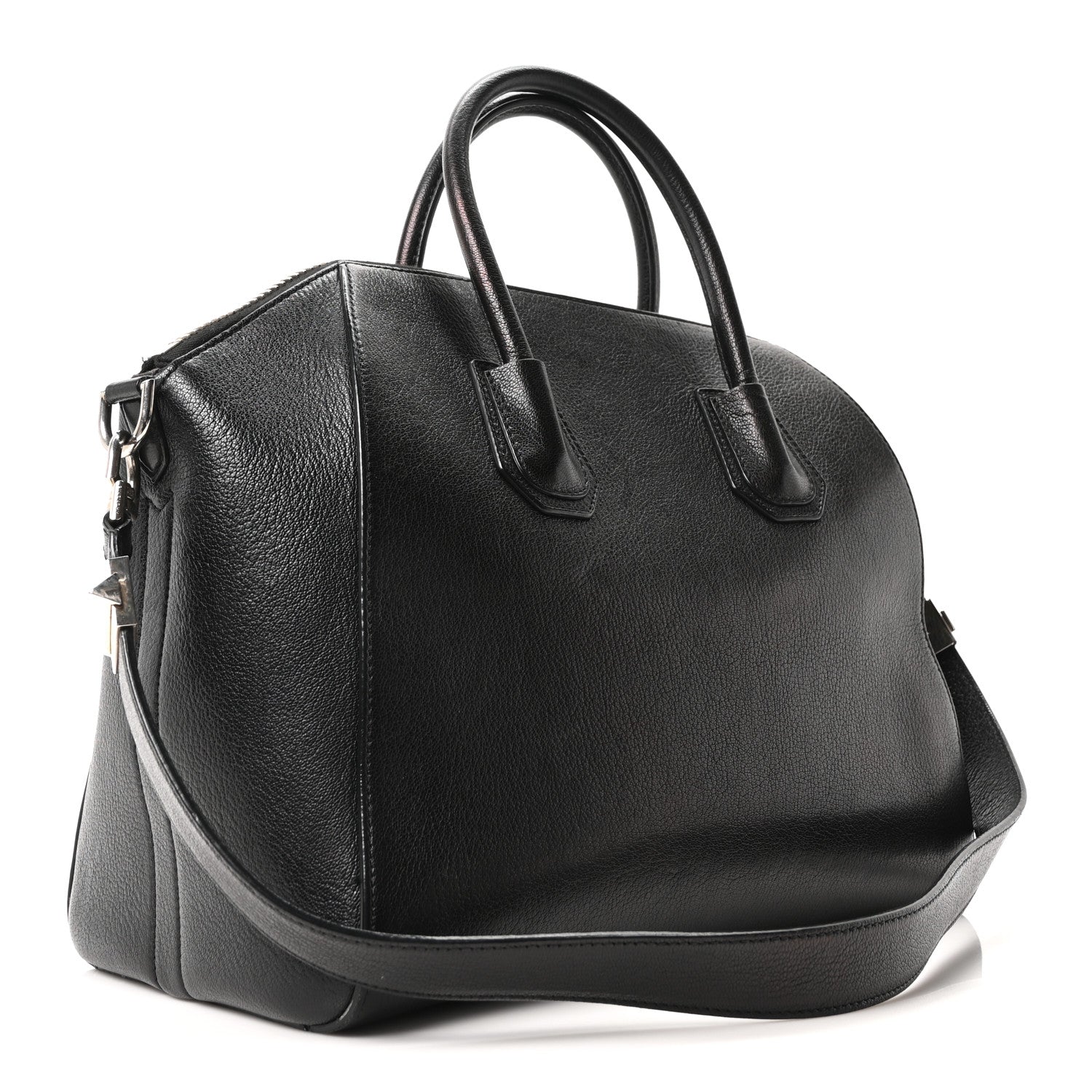 Sugar Goatskin Medium Antigona Black
