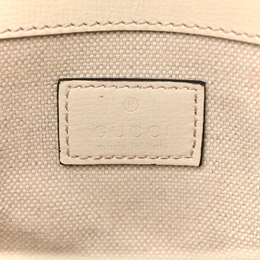 Azalea Calfskin Crystal Small Horsebit 1955 Chain Shoulder Bag White