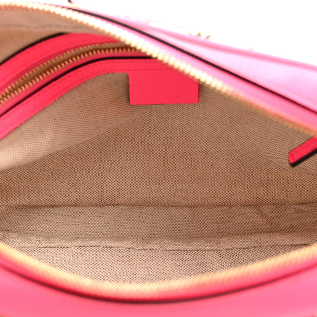 Canvas Flora Floral Shoulder Bag White Fuchsia Fluo