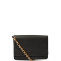 Burberry Cross Body Wallet On Chain in Black, Leather