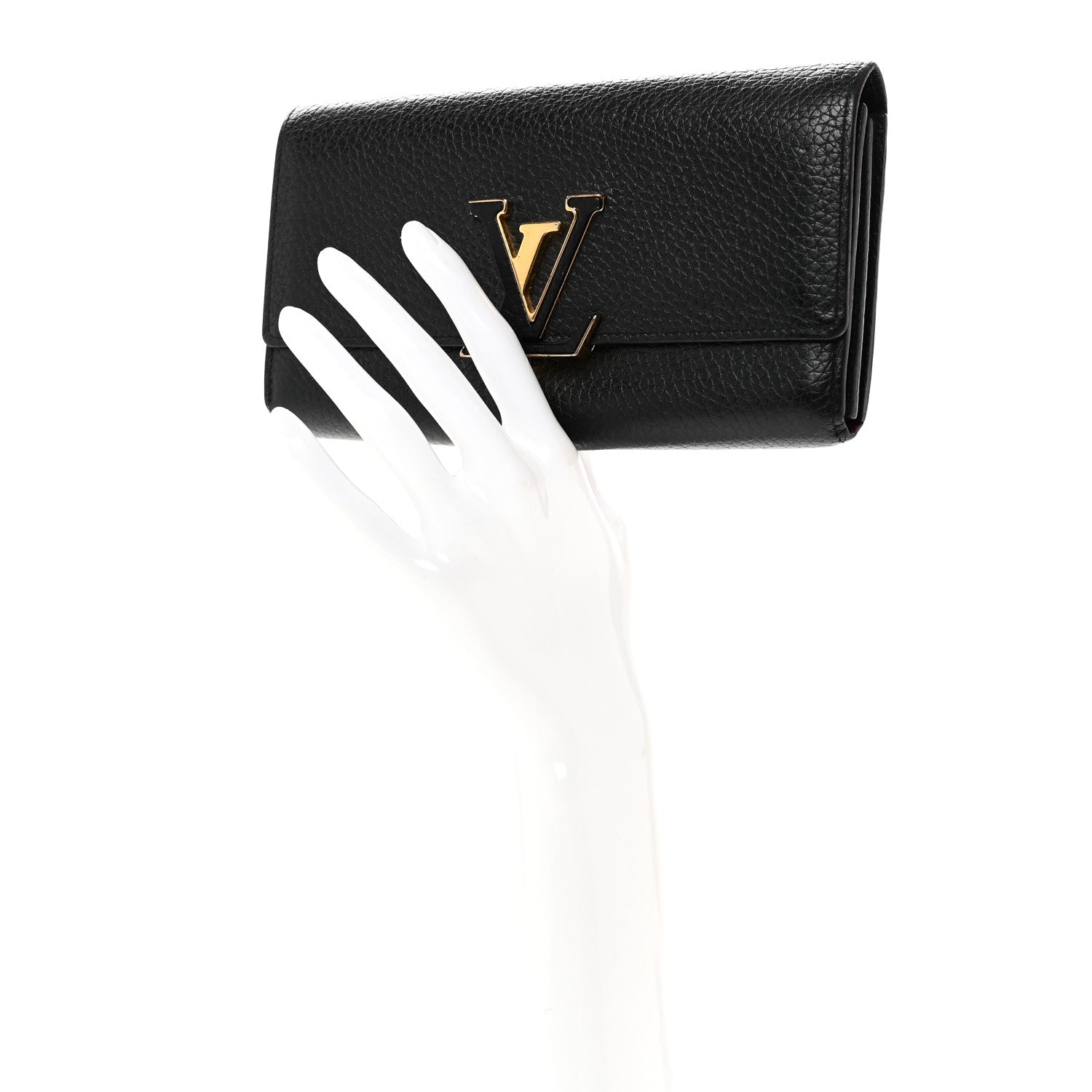 Taurillon Capucines Wallet Black