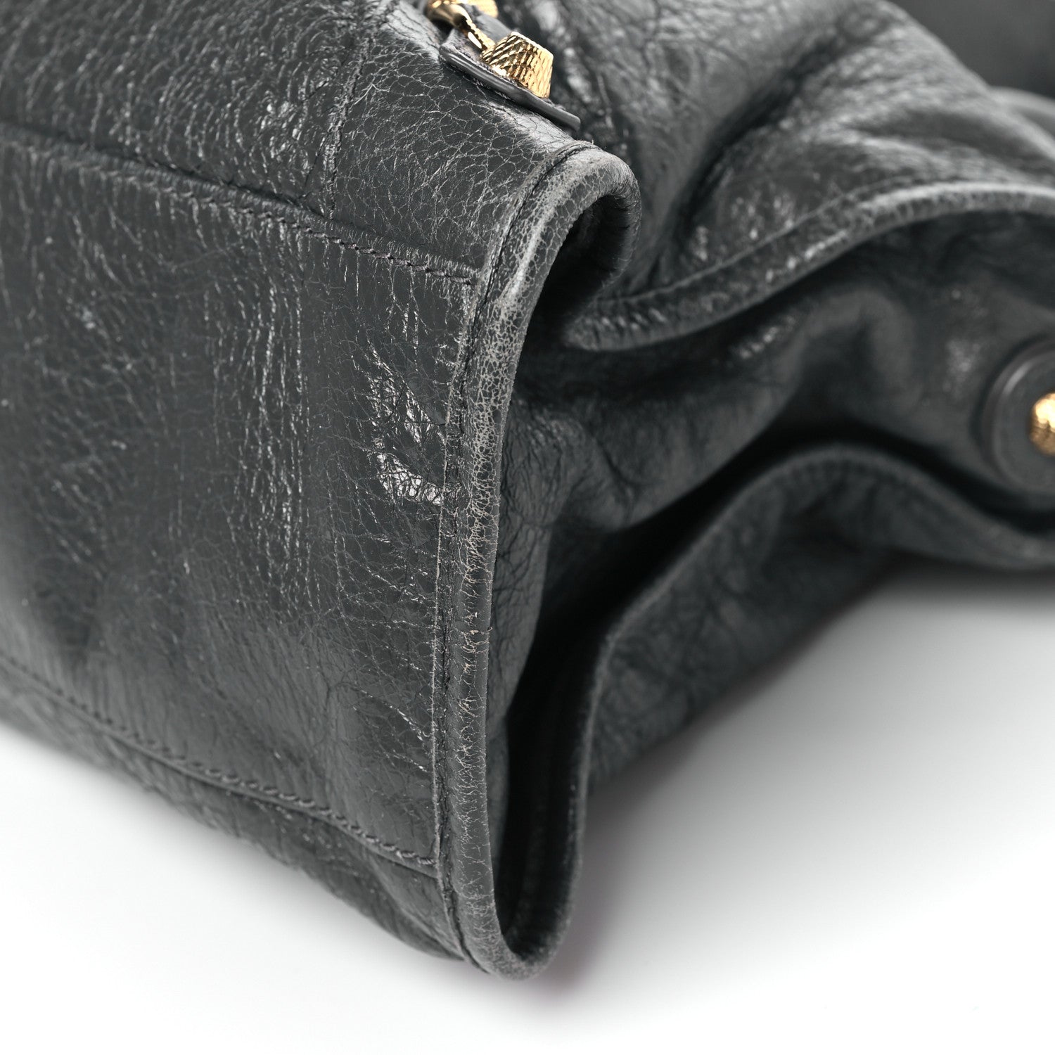 Agneau Giant 12 Gold Hardware City Gris Fossile