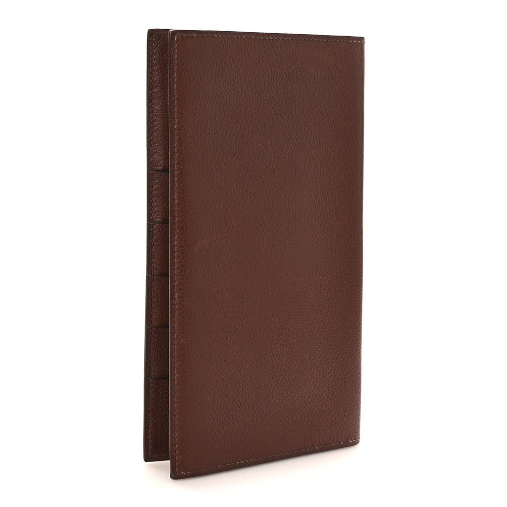 Evercolor Citizen Twill Long Wallet Chocolate