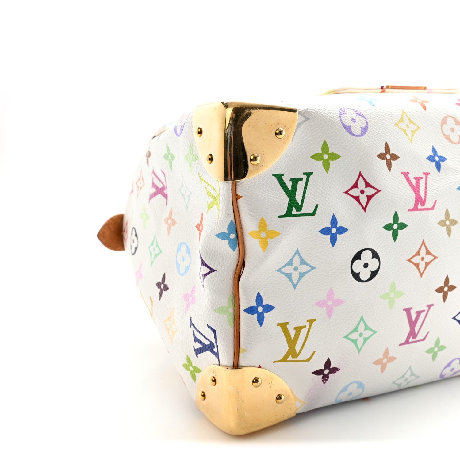 Monogram Multicolor Speedy 30 White