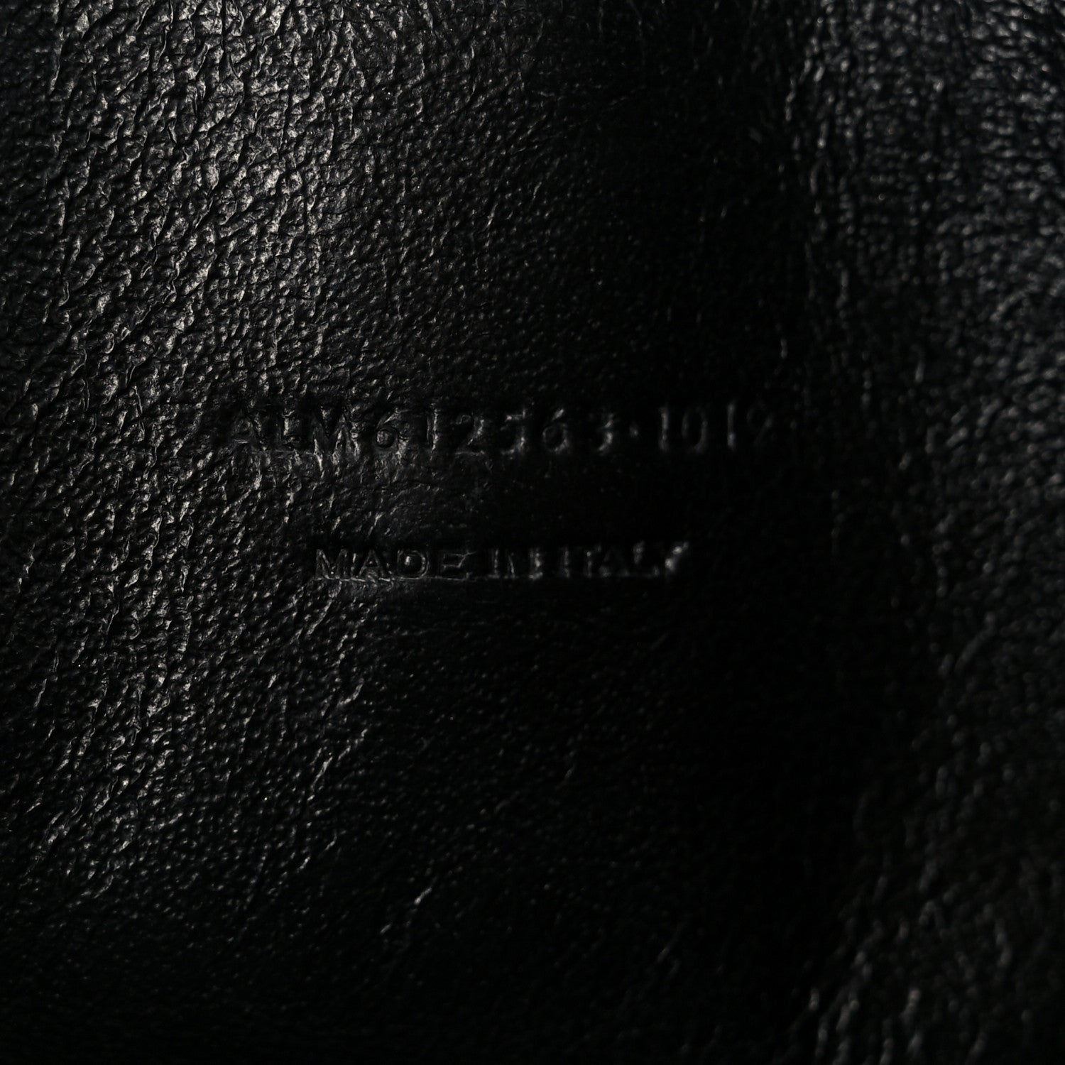 Calfskin Crocodile Embossed Monogram Mini Lou Camera Bag Black