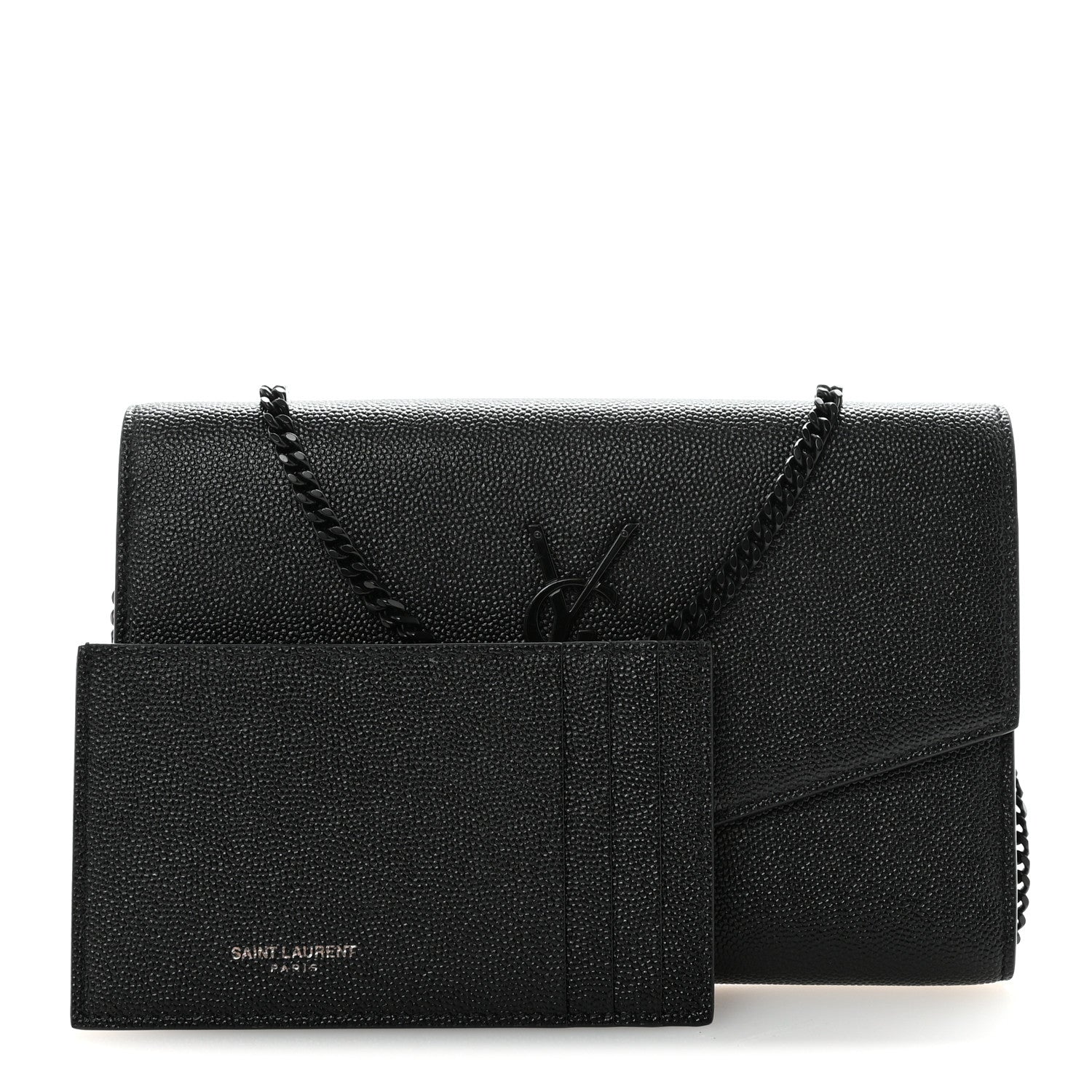 Grain de Poudre Uptown Chain Wallet Black