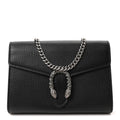 Calfskin Mini Dionysus Chain Wallet Black