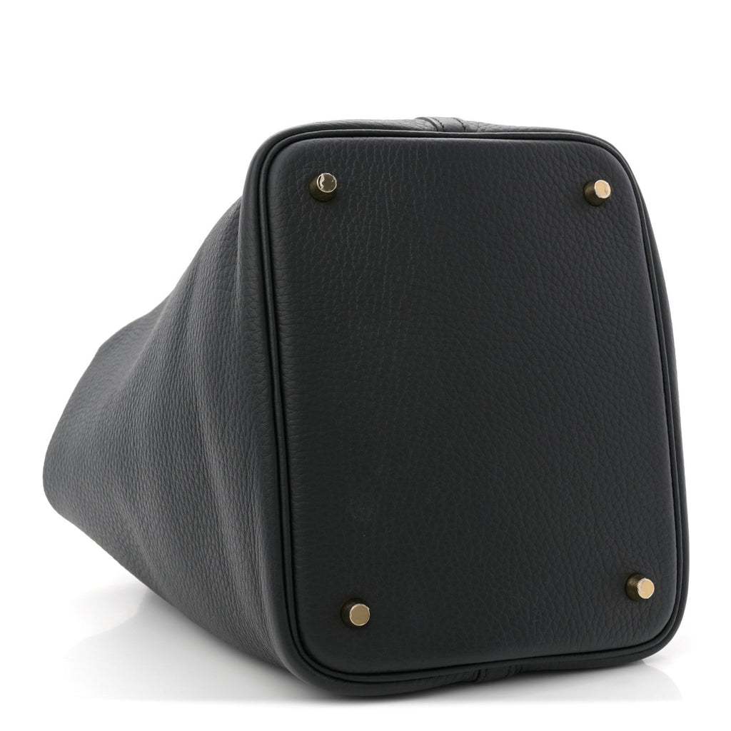Taurillon Clemence Picotin Lock 22 MM Black