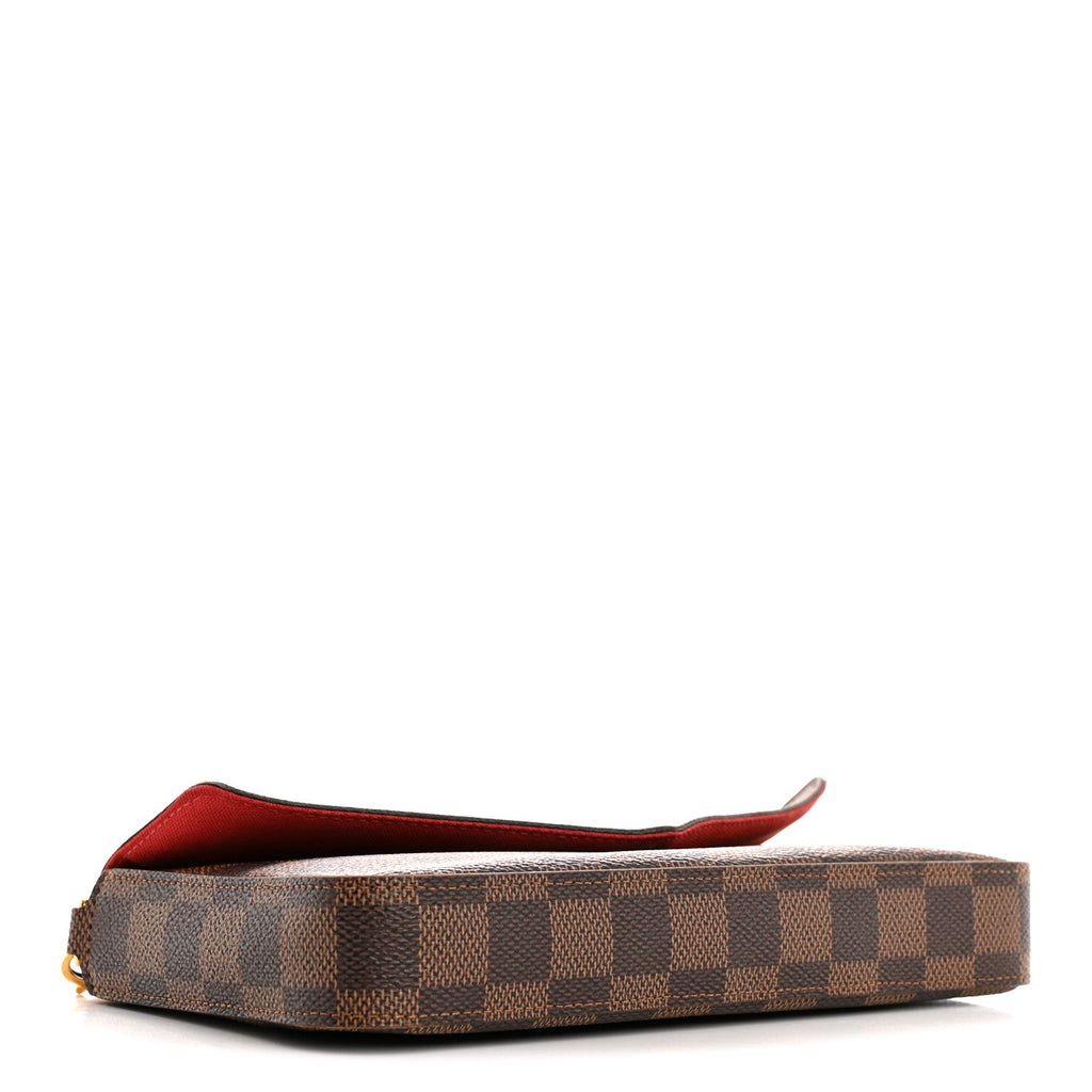 Damier Ebene Pochette Felicie Chain Wallet