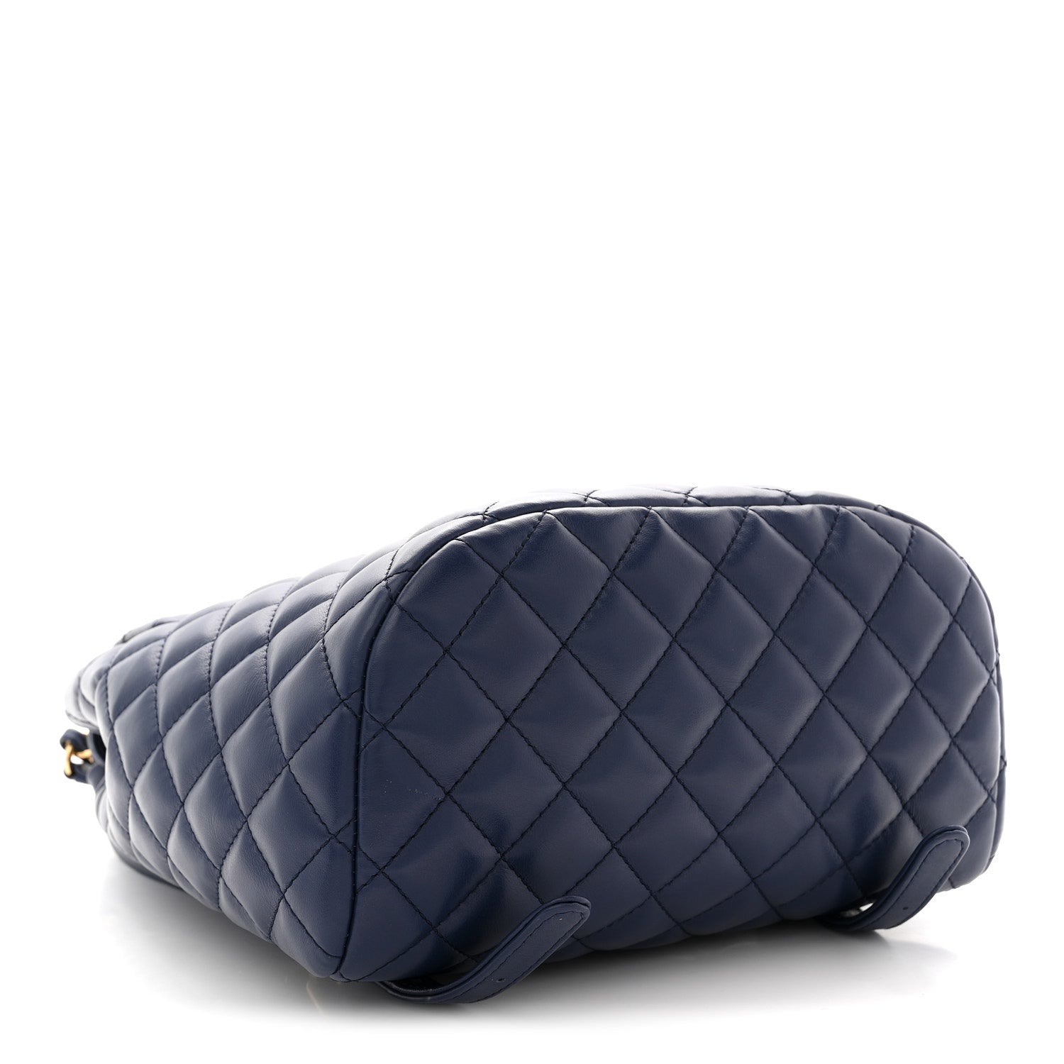 Calfskin Quilted Small Urban Spirit Backpack Navy