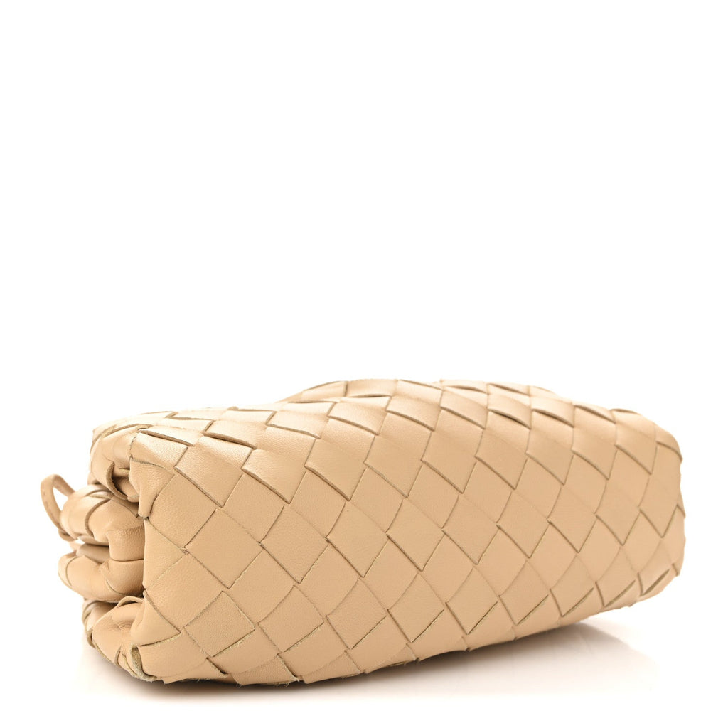 Nappa Intrecciato The Mini Pouch Almond