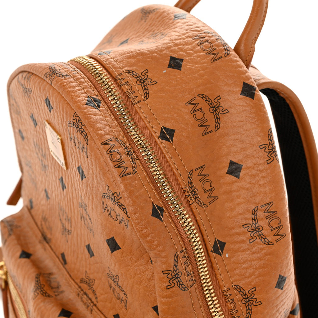 Visetos Small Side Stud Stark Backpack Cognac