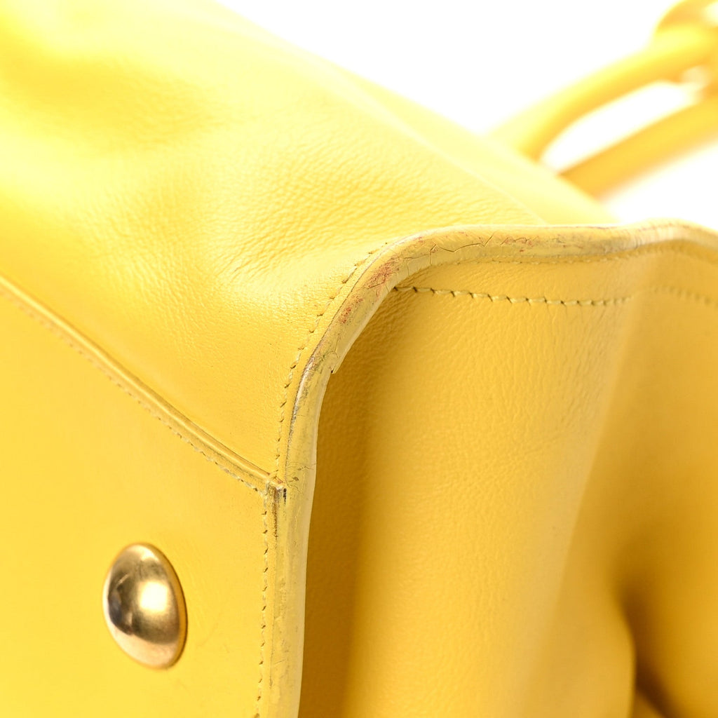 Calfskin Medium Classic Y Cabas Soleil