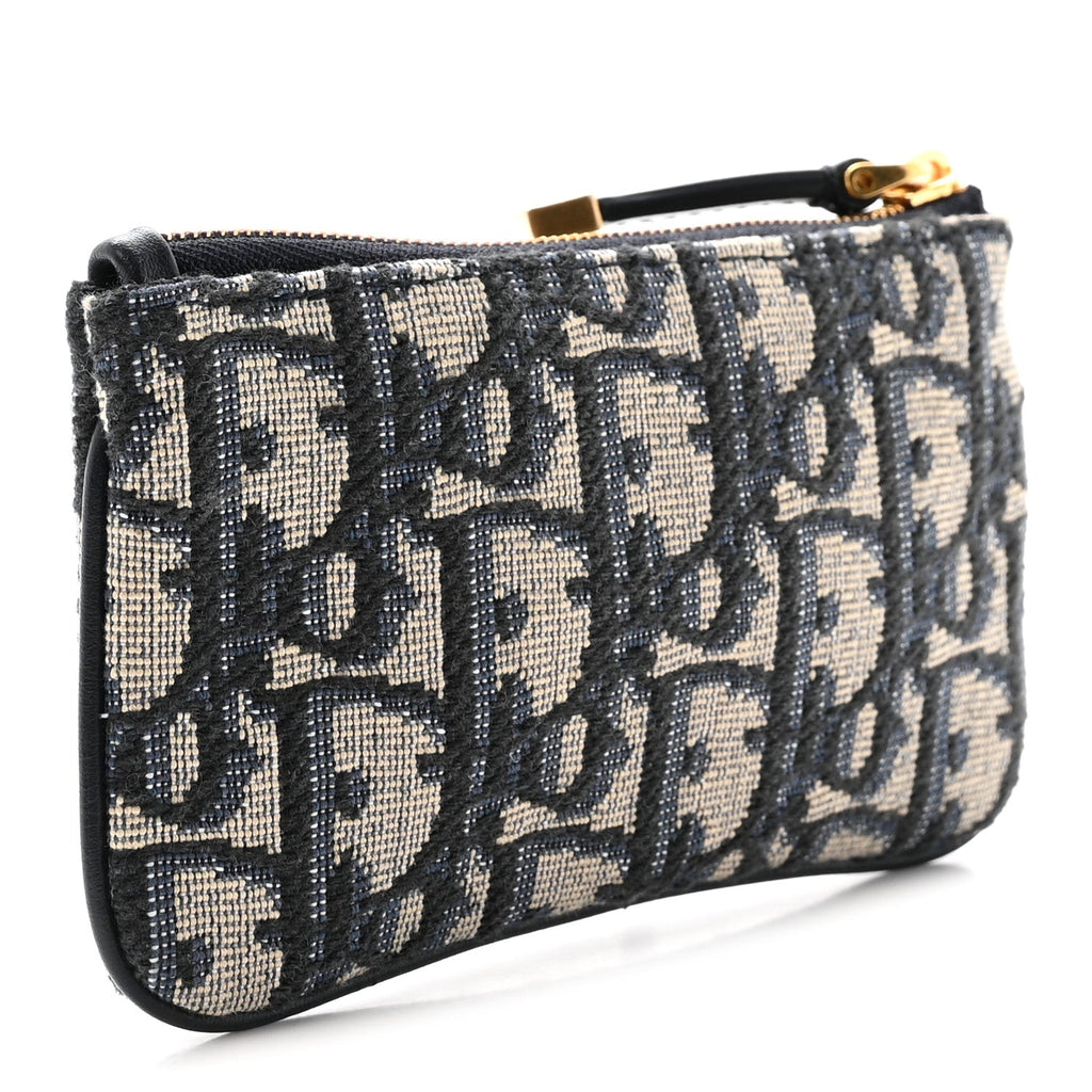 Oblique Key Case Blue