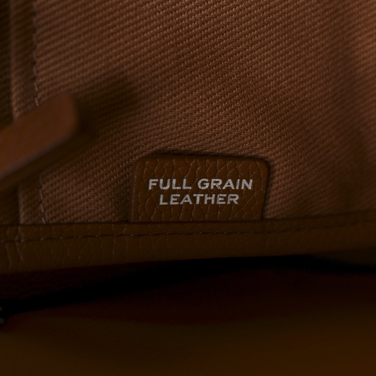 Grained Calfskin Medium The Tote Bag Argan Oil