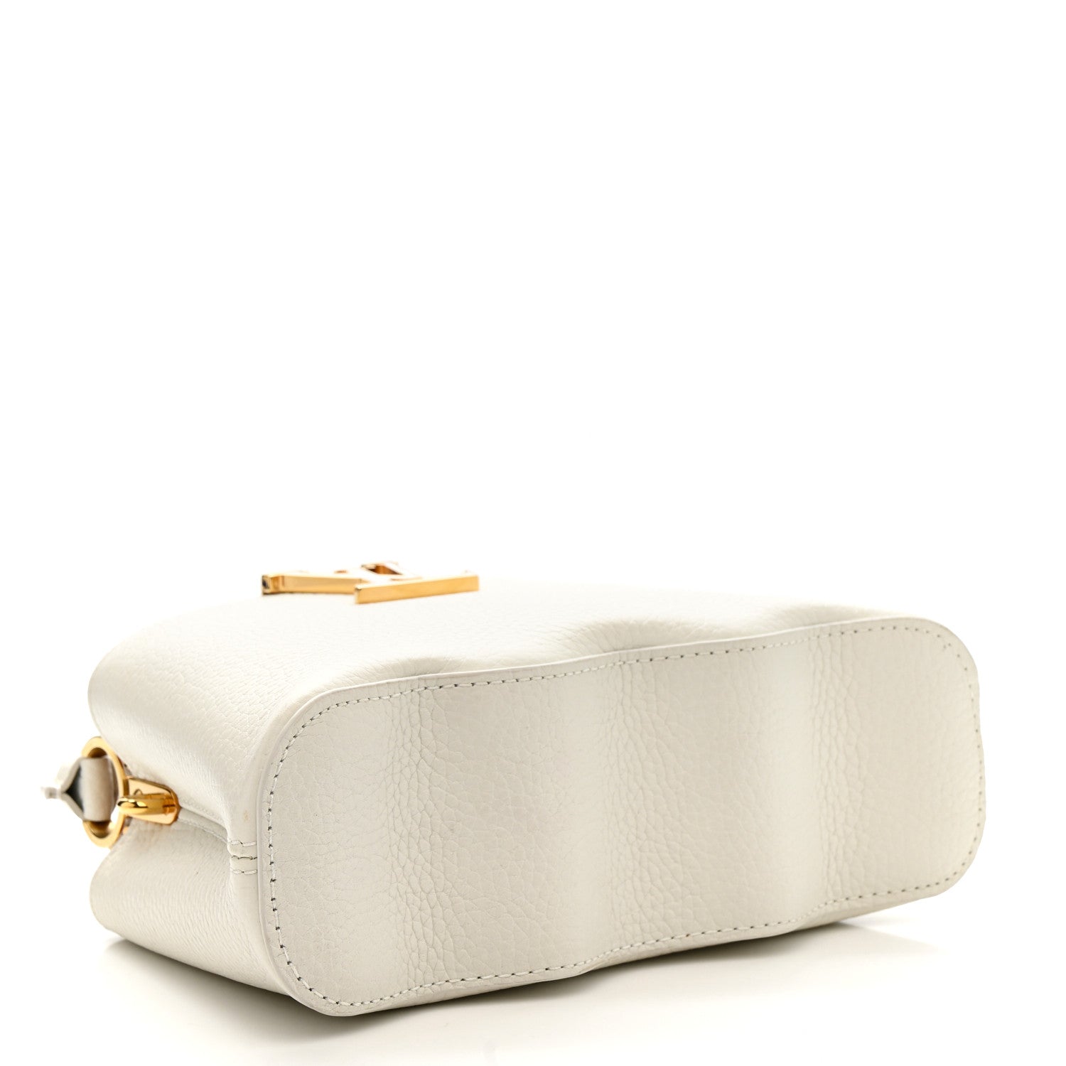 Taurillon Capucines Capushell Mini White
