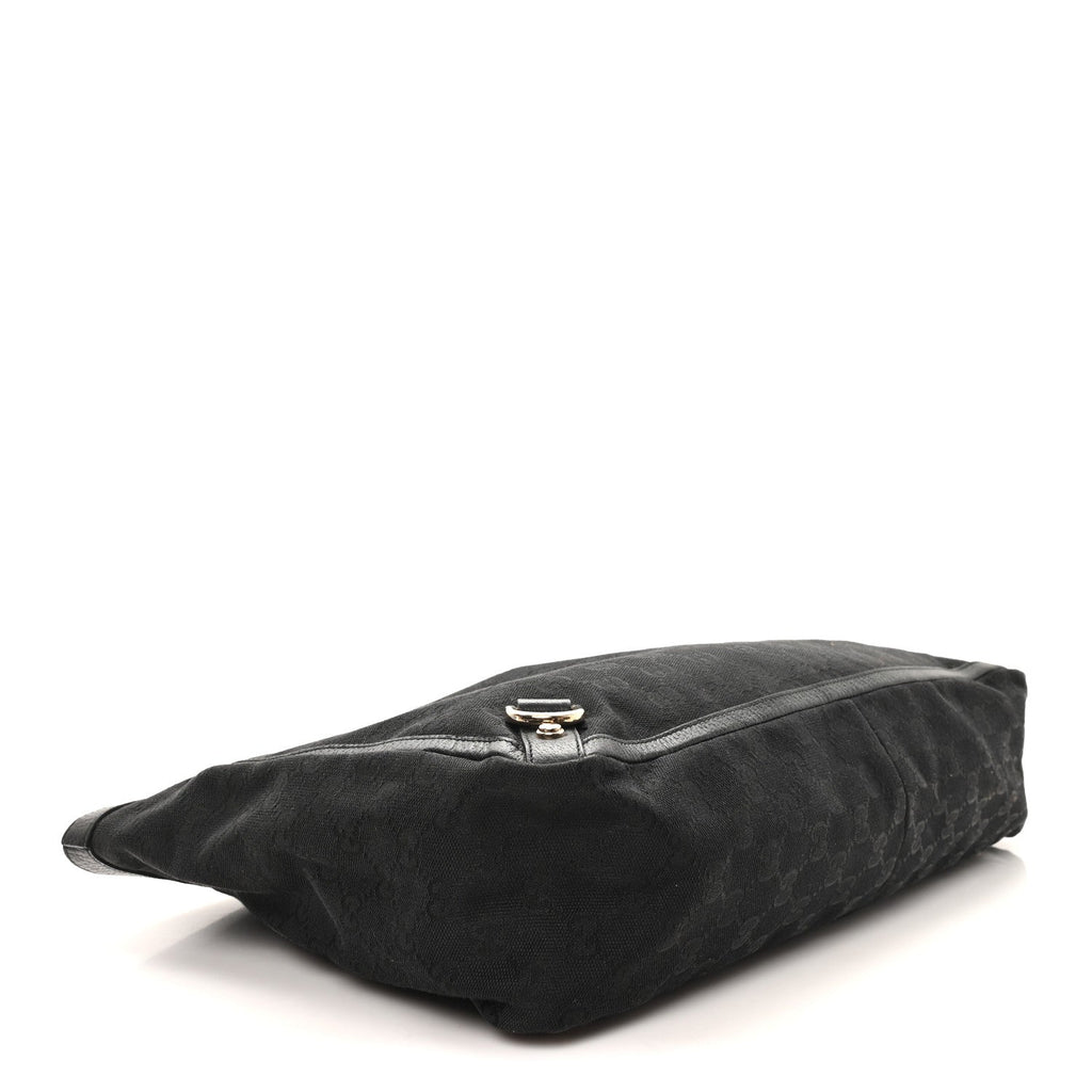 Monogram Large Abbey Tote Black