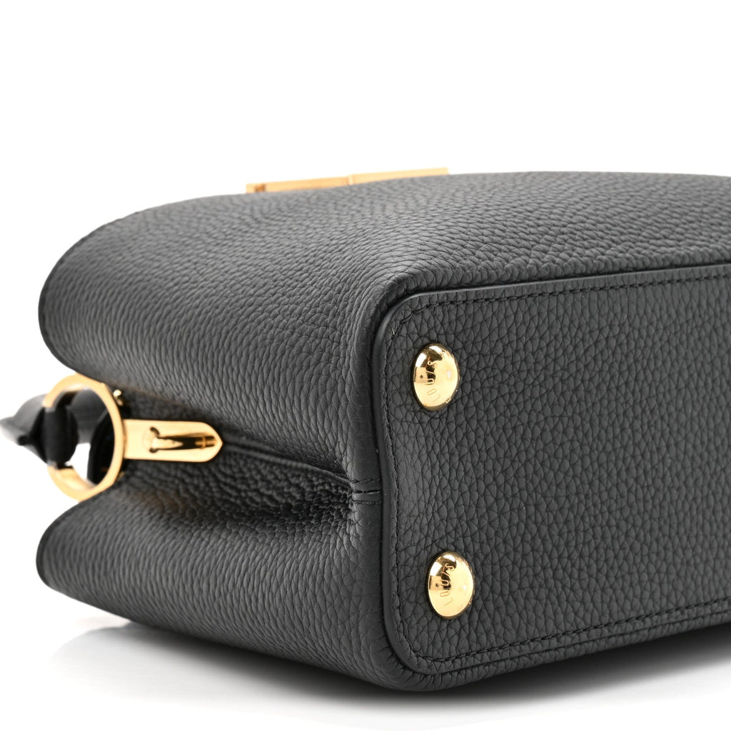 LV X TM Taurillon BB Capucines Black