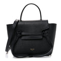 Grained Calfskin Nano Belt Bag Black