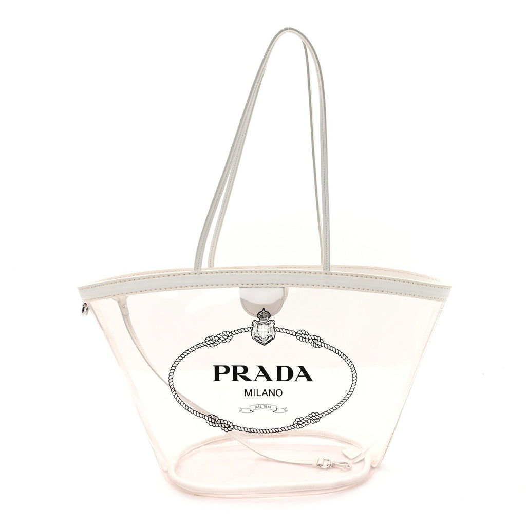 PVC Canapa Tote White