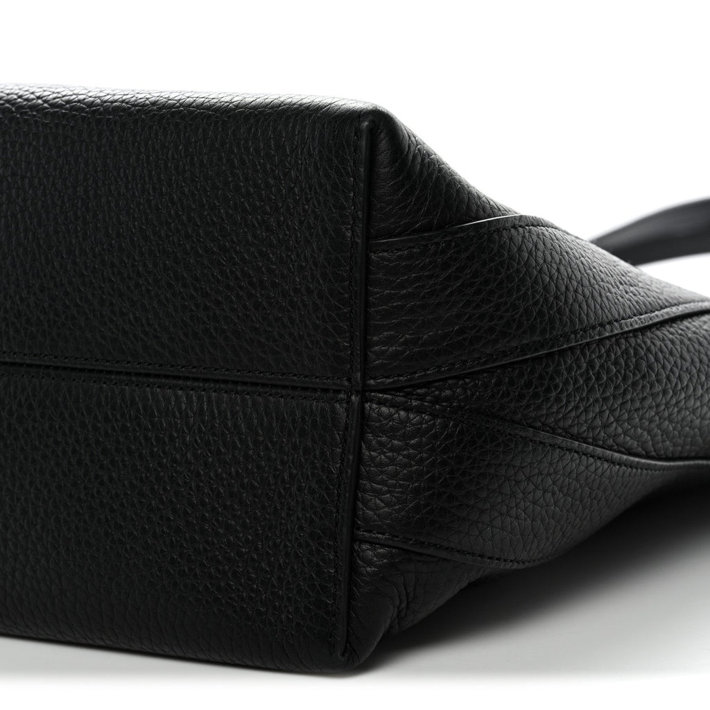Heavy Grain Bayswater North South Tote Black