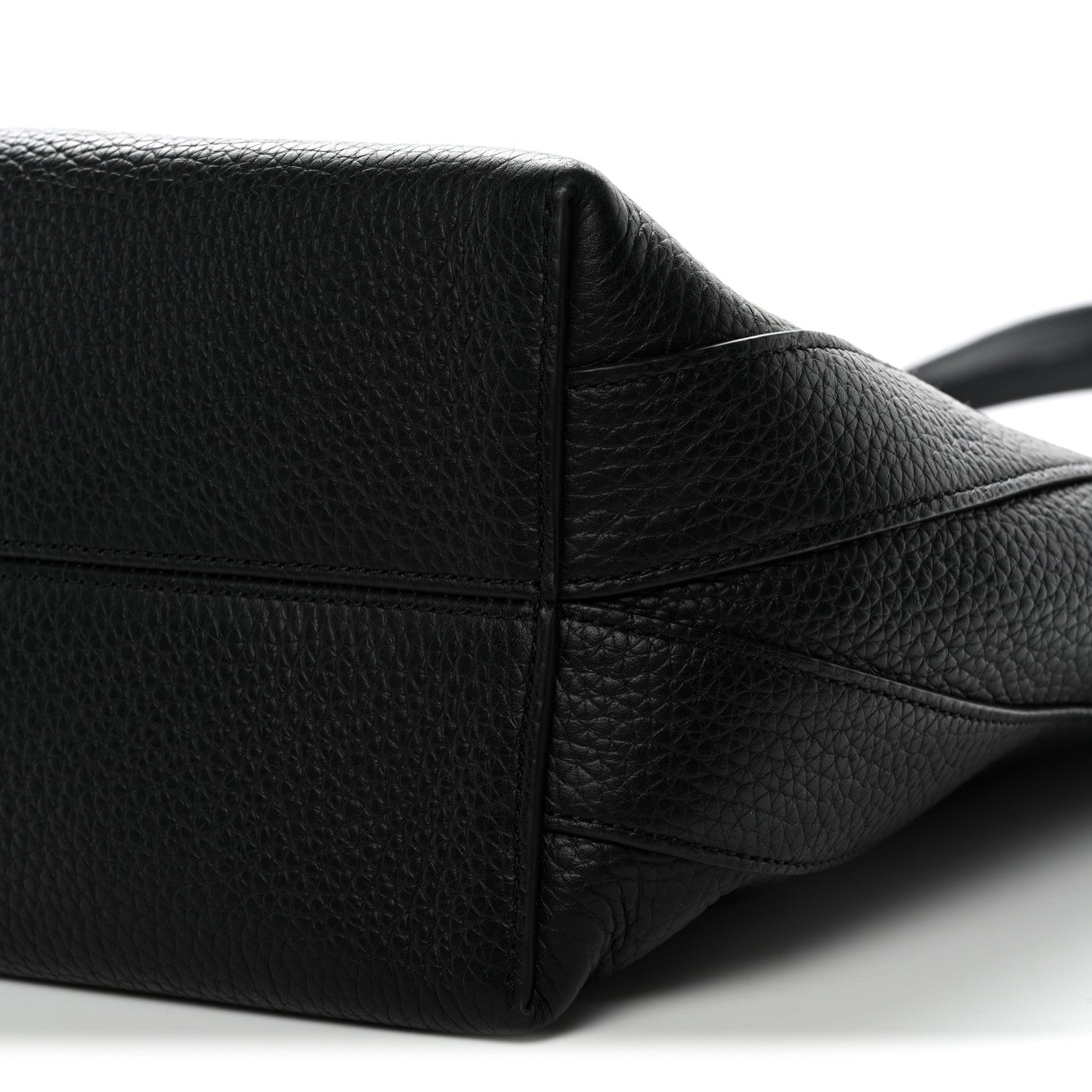 Heavy Grain Bayswater North South Tote Black