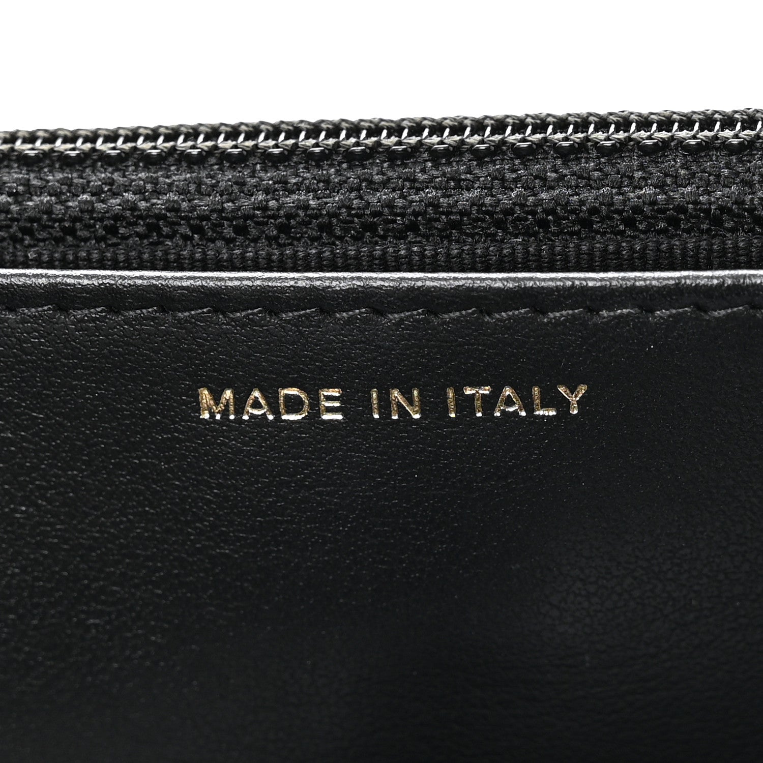 Lambskin Quilted Pillow Crush Wallet On Chain WOC Black